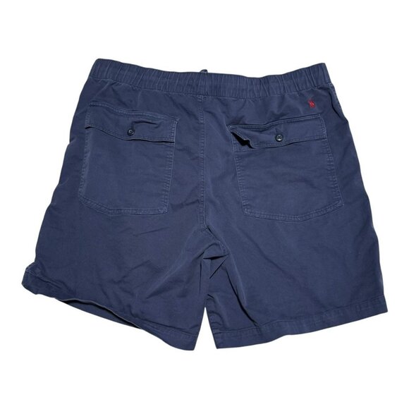 Polo Ralph Lauren Mens XL Shorts‎ Navy Blue Stretch Relaxed Fit Cotton - Picture 1 of 9